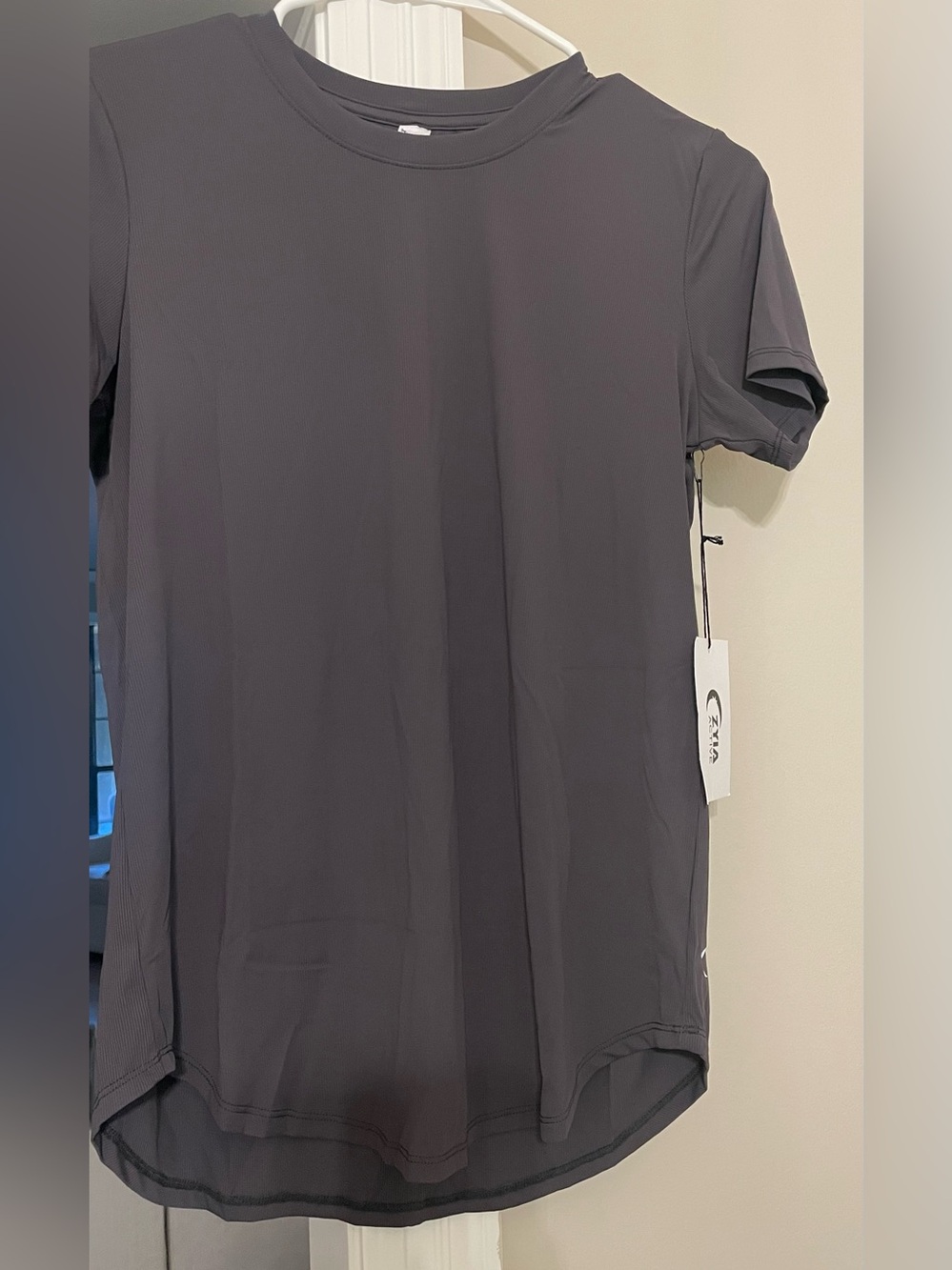 Zyia Active Gray Primo Short Sleeve T Athletic Gray Short Sleeve Size Small NWT